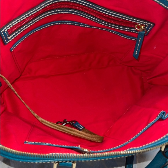 Dooney & Bourke Blue Satchel Bag - Picture 10 of 11